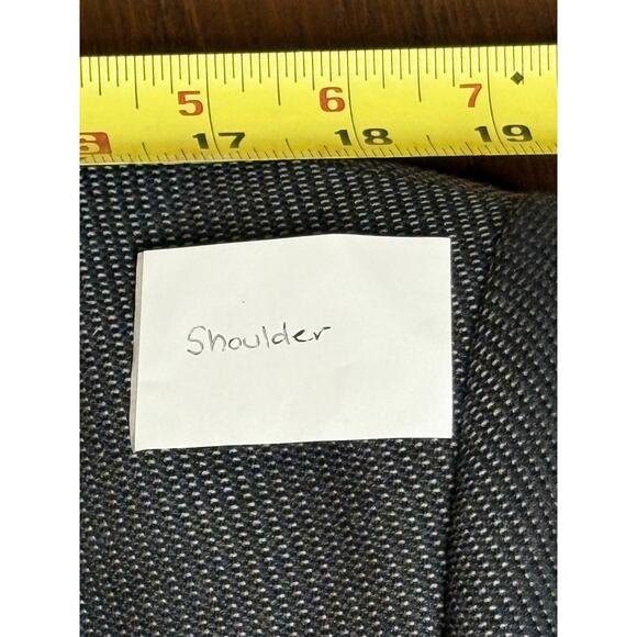 Ted Baker Fashion Charcoal Wool Silk Shawl Collar Blazer 44R - Picture 6 of 9